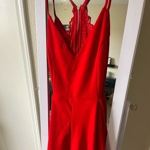 Red romper